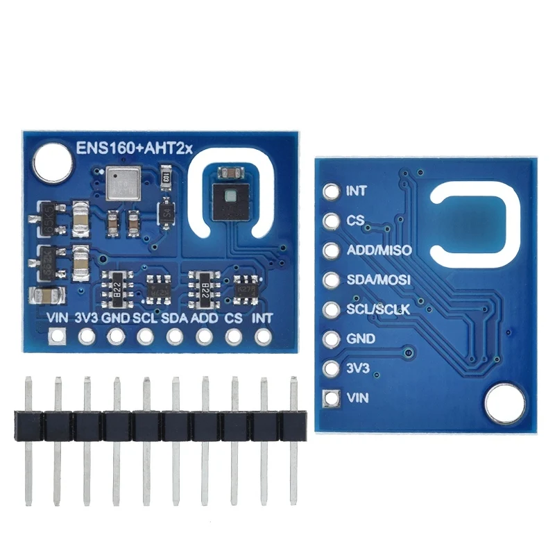 

ENS160+AHT21 CARBON Dioxide CO2 eCO2 TVOC Air Quality And Temperature And Humidity Sensors Replace CCS811 For Arduino