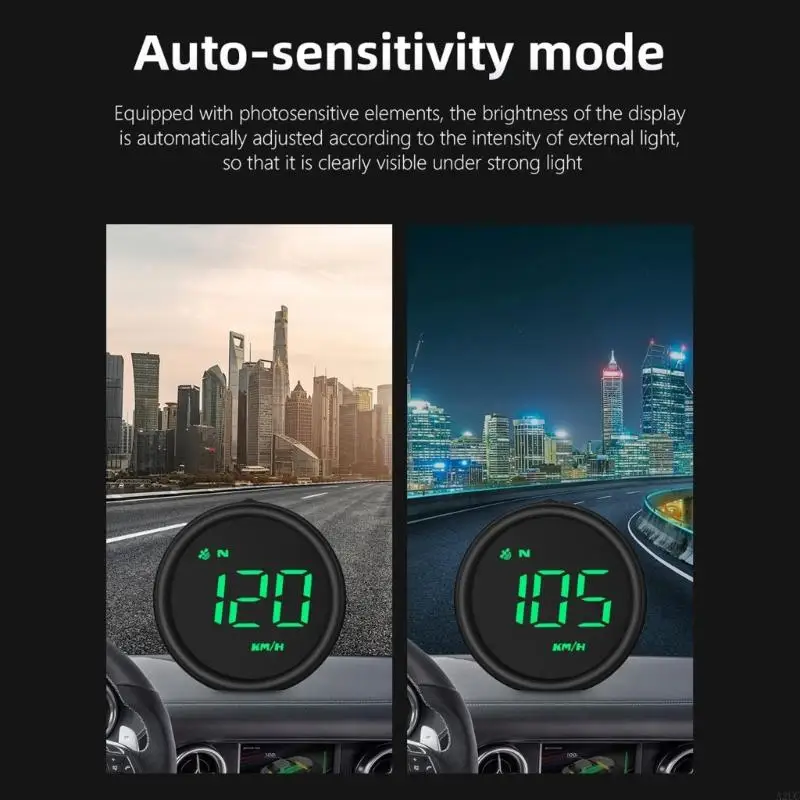 A2UC Universal Car HUD Head-Up Display Windshield Screen Projector Vehicle Speed & Diagnostic System