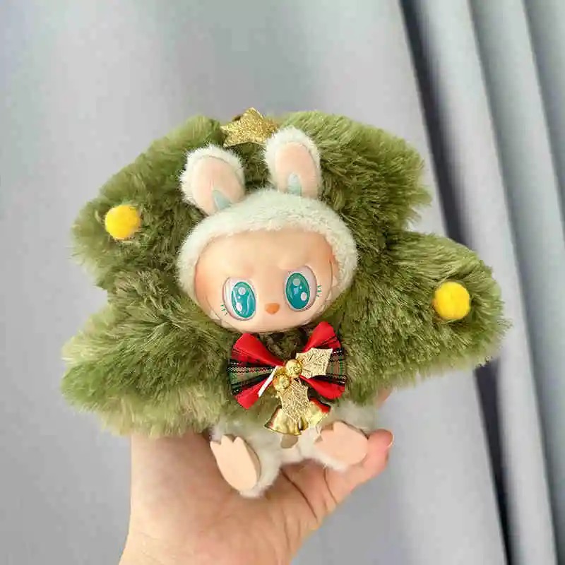 Hot Sale New Labubu Clothes Heartbeat Macaron Vinyl Face Model Only Cloth Pendant Doll Changing Clothes Cute Jumpsuit For Labubu