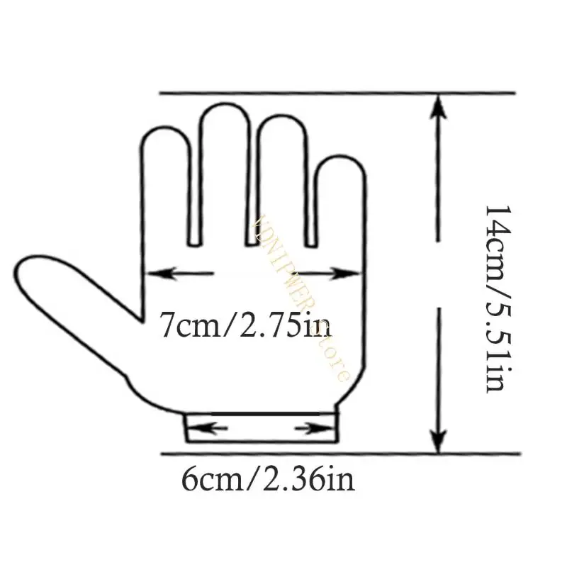 Dehnbare Kinder-Winterhandschuhe, warme Cartoon-Fäustlinge für aktives Spielen Schnee D08E