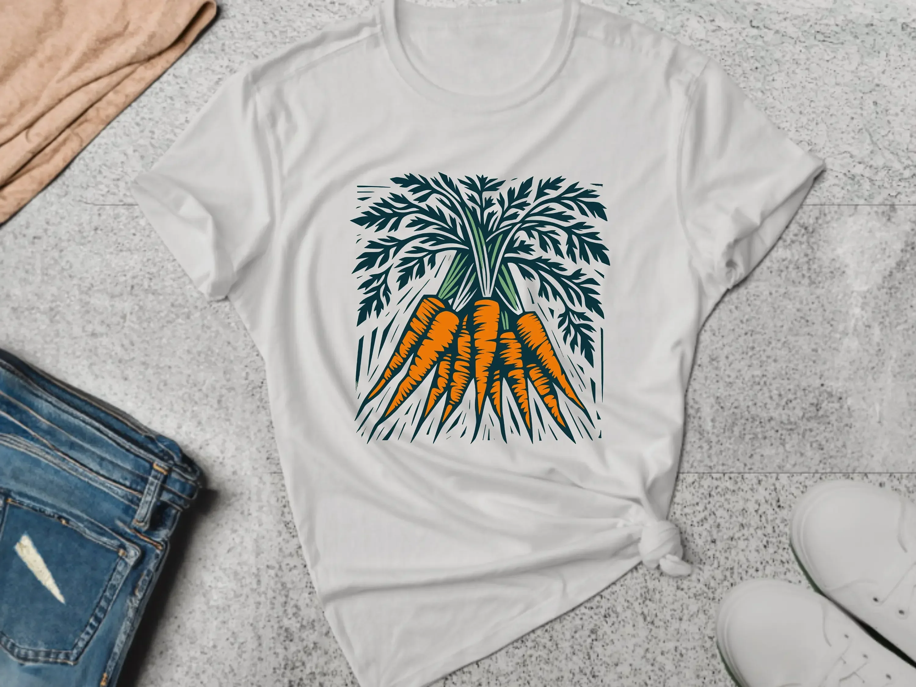 Carrot T Shirt Veggie Garden Gardening Lover Farmer Vegetable Organic Farm Vegan