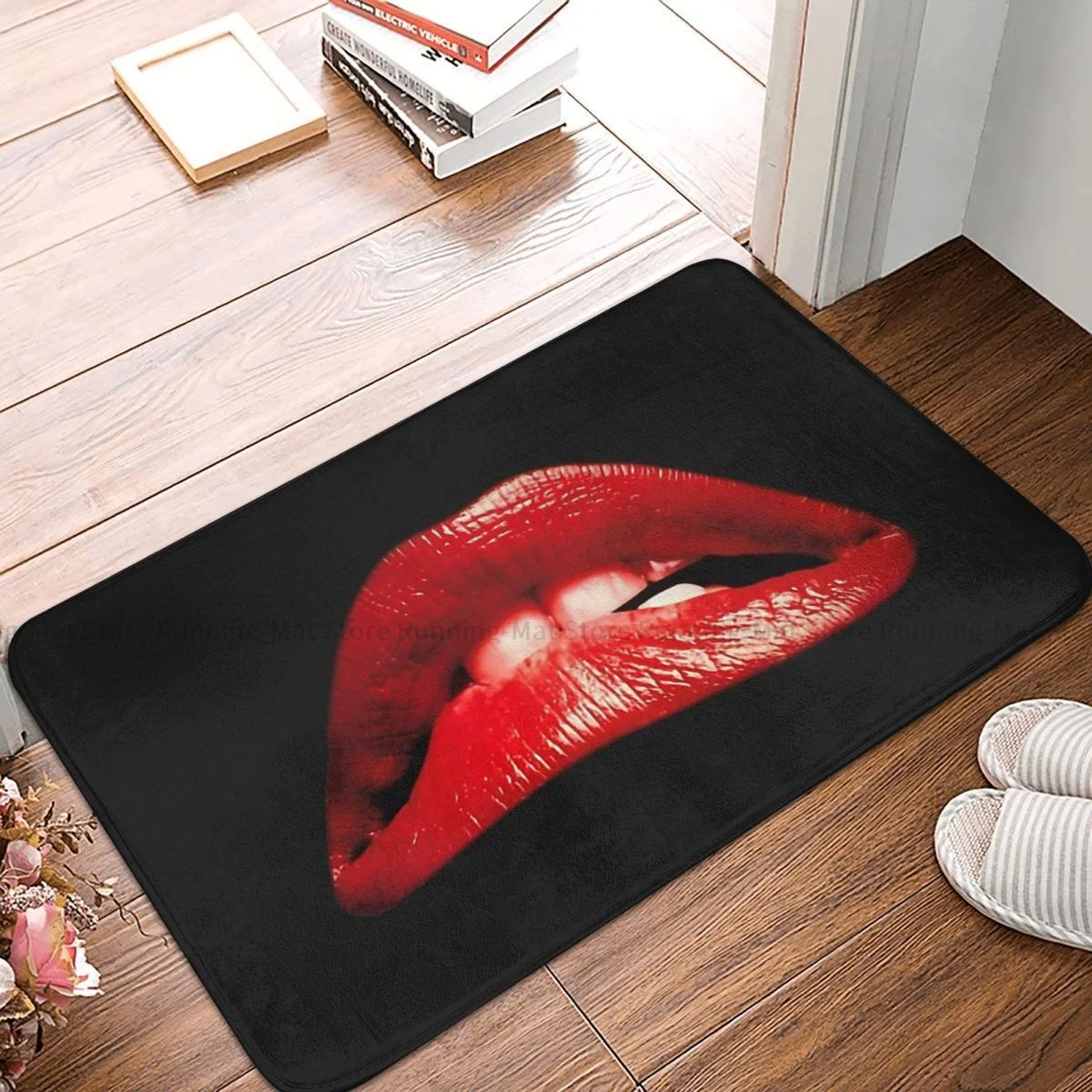 Goth 1980s Subculture Rock Bedroom Mat Rocky Horro Picture Show Lips Doormat Kitchen Carpet Entrance Door Rug Home Decoration