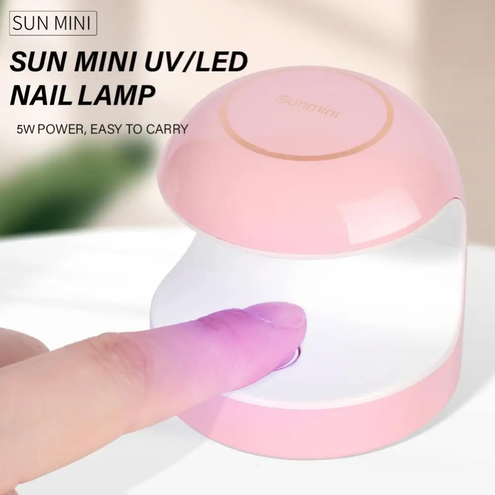 Mini Nail Dryer UV Lamp Manicure Machine Single Finger Nails Art Tool Gel Polish 5W Nail Dryer LED Nail Lamp Manicure Tools