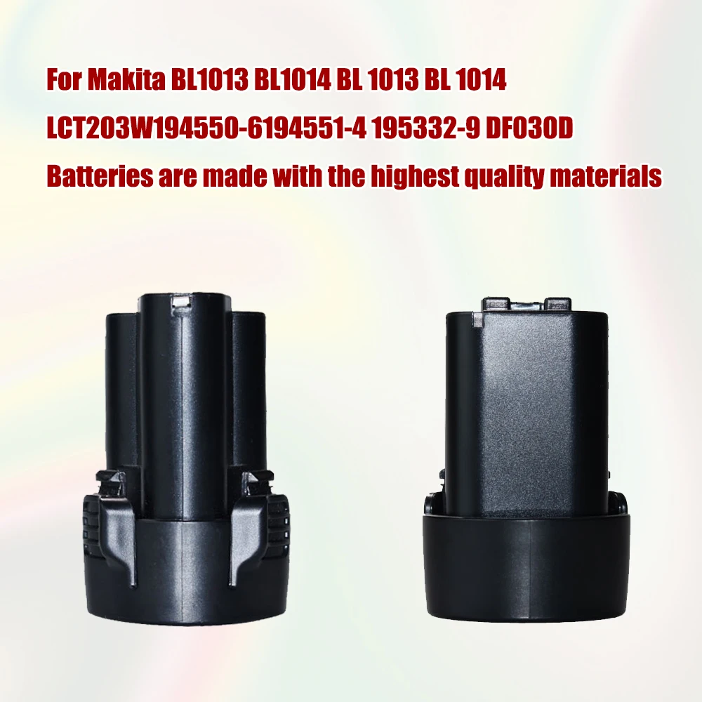 10.8V 12V Lithium Ion Battery 3000/4000/5000mAH for Makita BL1013 BL1014 194551-4 TD090D TD090DW LCT203W LCT204 194550-6 DF030D