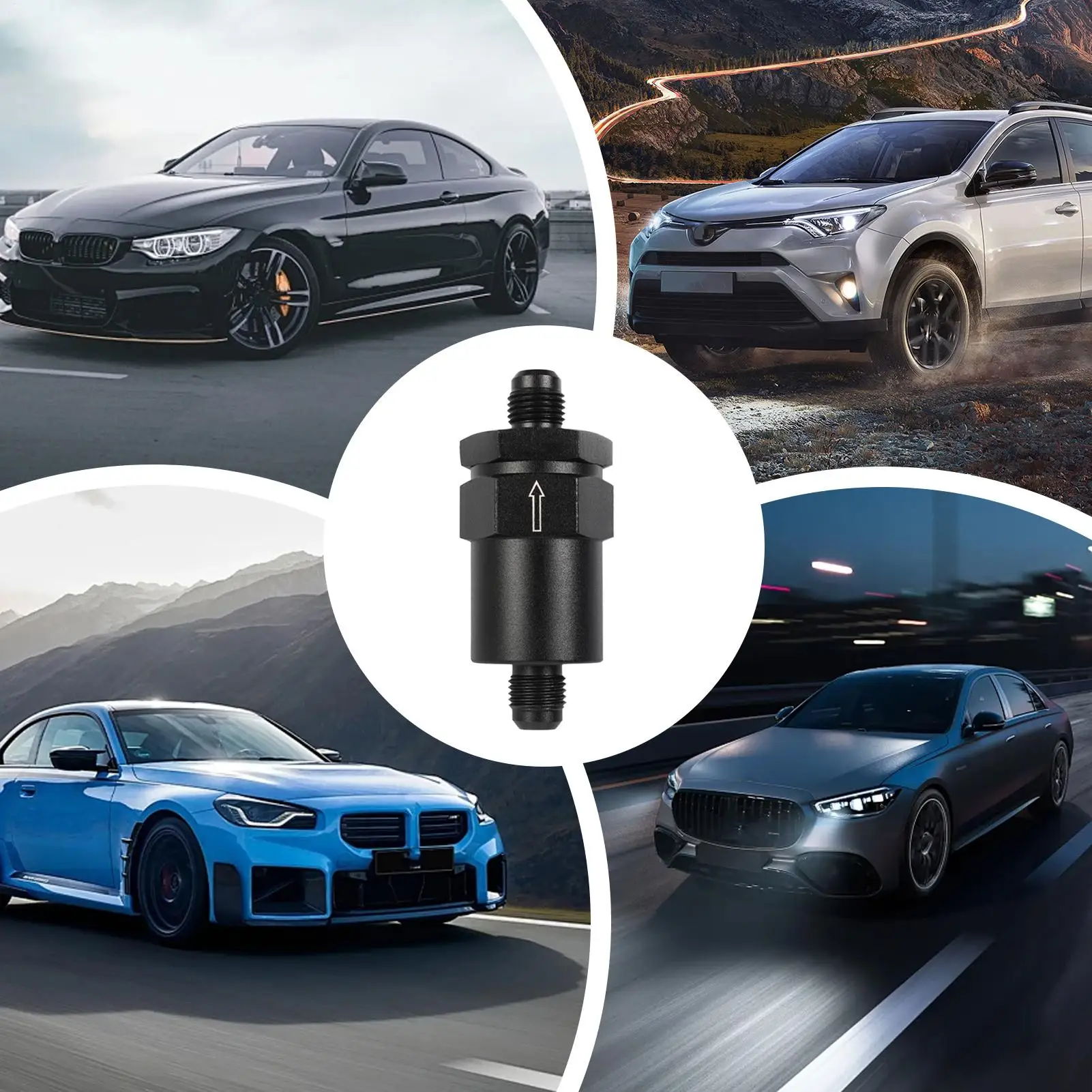 

Car Oil Filter Alloy 30 Micron Parts High Performance Oil Filter For Road Trip Auto Repair Automotive System Engine Protection