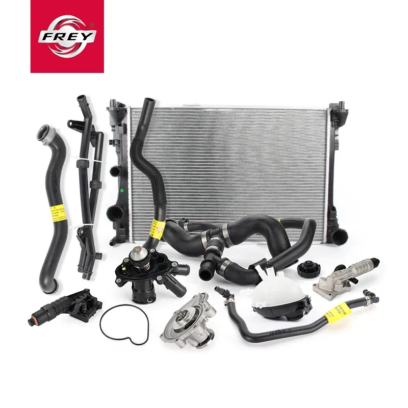 

Комплекты деталей для охлаждения двигателя автомобиля M271 W204, водяной насос, радиатор, водопроводная труба, наборы термостатов, автозапчасти Frey