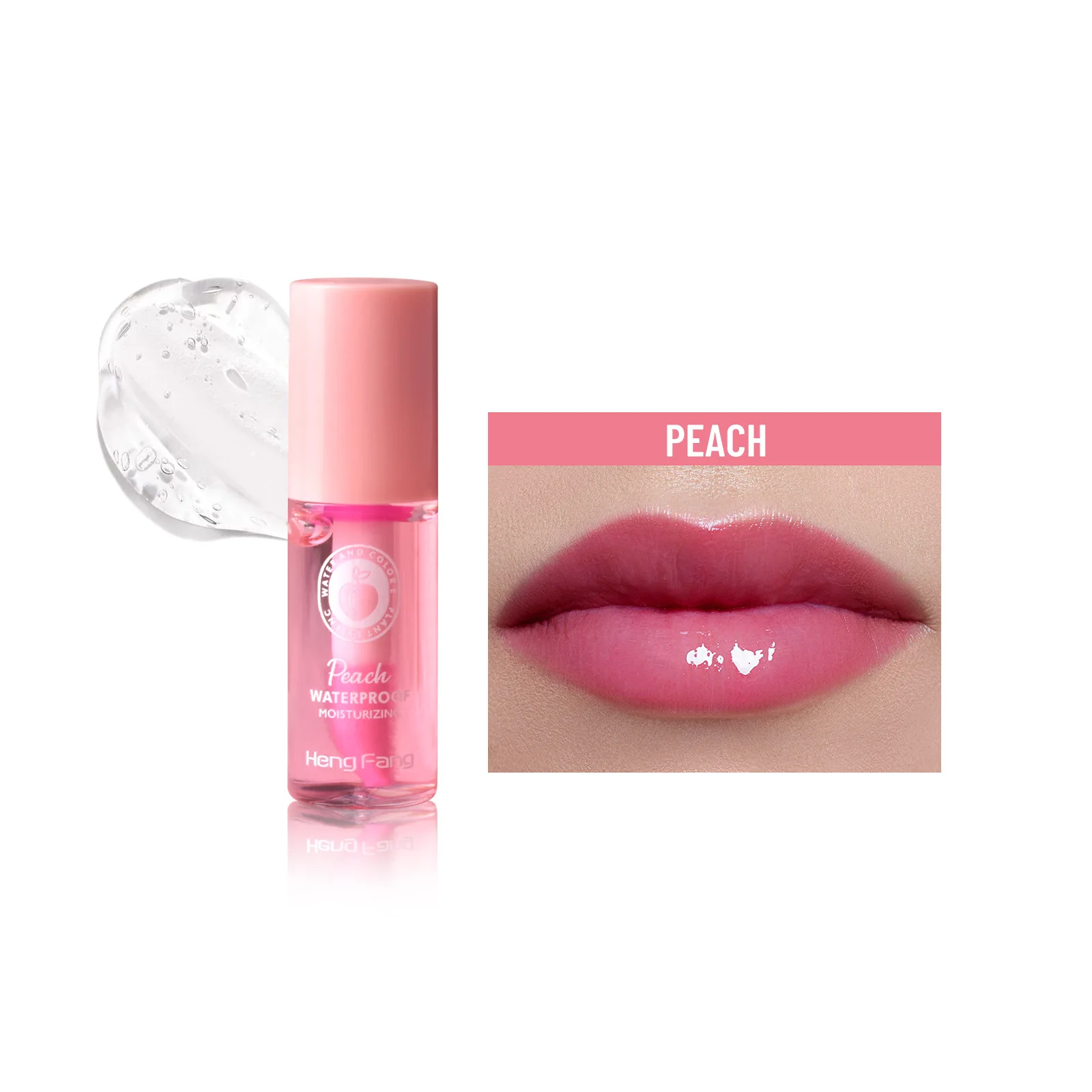 Moisturizing Transparent Plumping Lip Oil Waterproof Lasting Temperature Control Color Changing Hydrating Lip Cosmetics