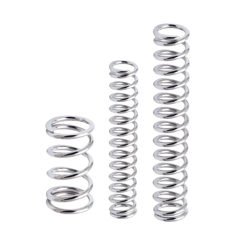 Spring Steel Nickel Plated Compression Spring Y-shaped Shock Absorption Return Spring 1~50pc Wire Dia 2.5MM OD15~40MM L 30~100MM