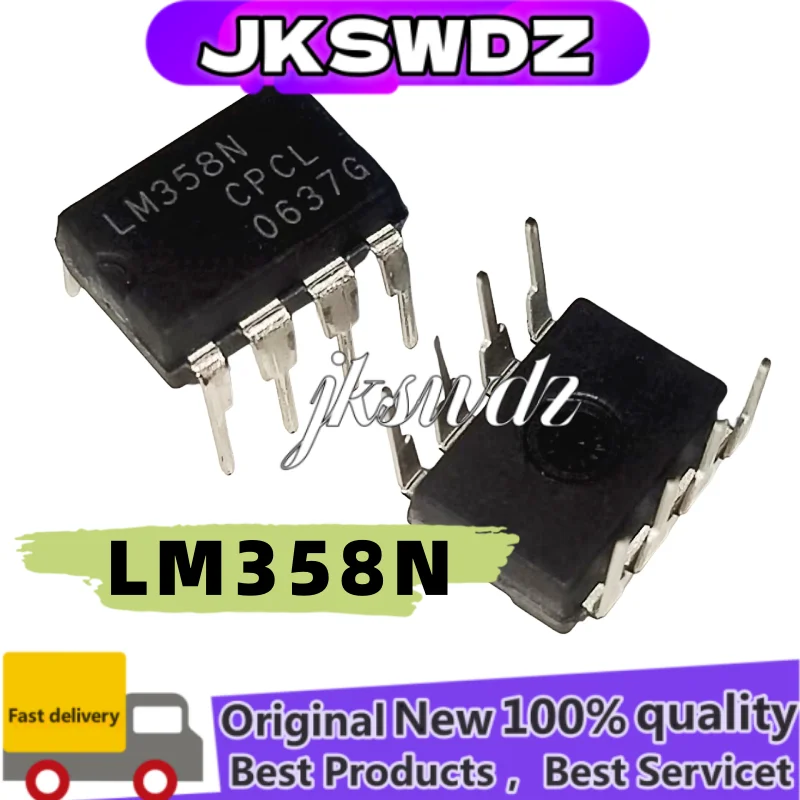 

10PCS 100% NEWLM358P LM358N LM358 DIP-8