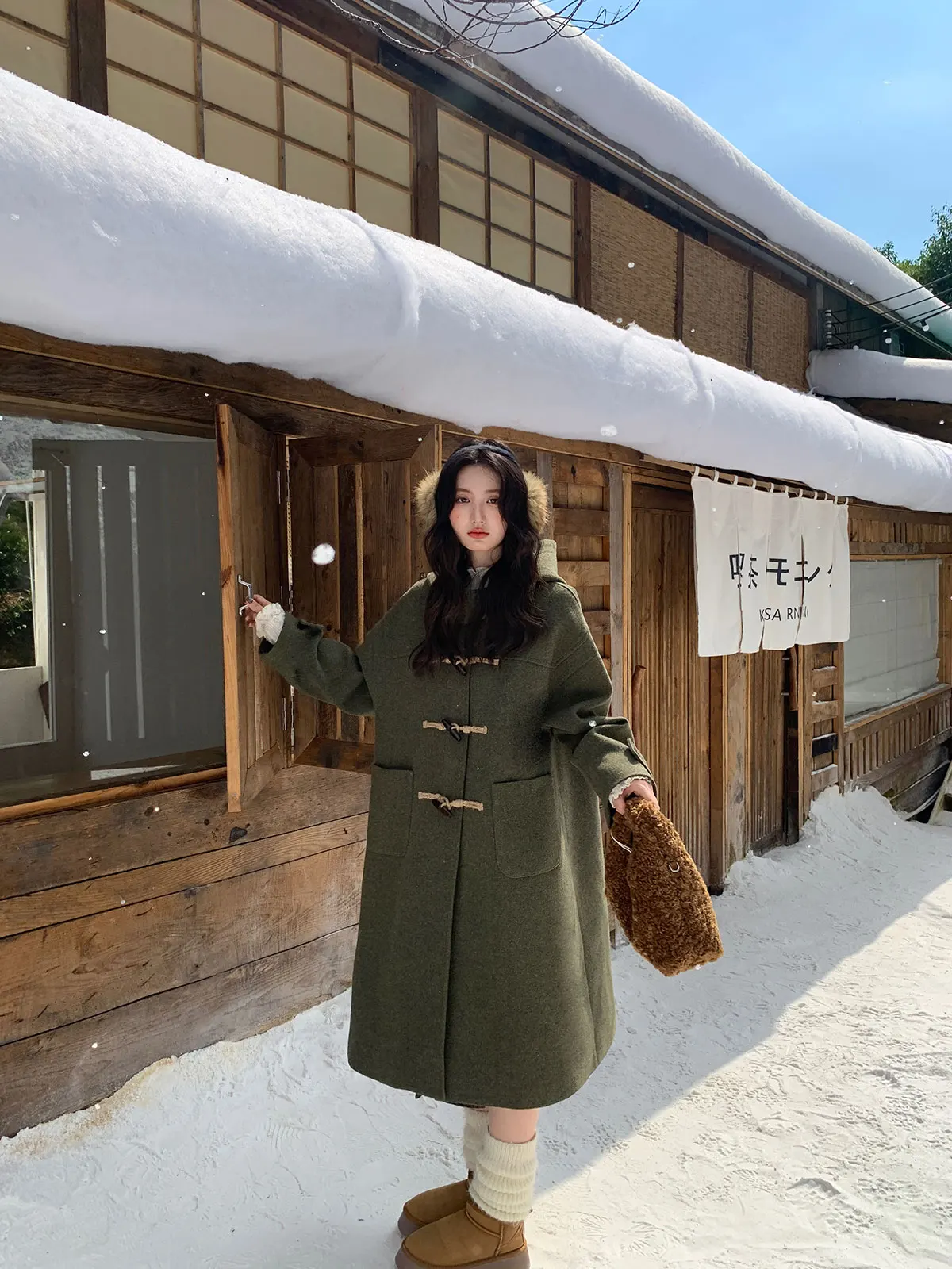 

Свободное женское шерстяное пальто из смесовой шерсти, повседневное, с завышенной талией, удлиненное, в корейском стиле, больших размеров, осенне-зимняя модная верхняя одежда