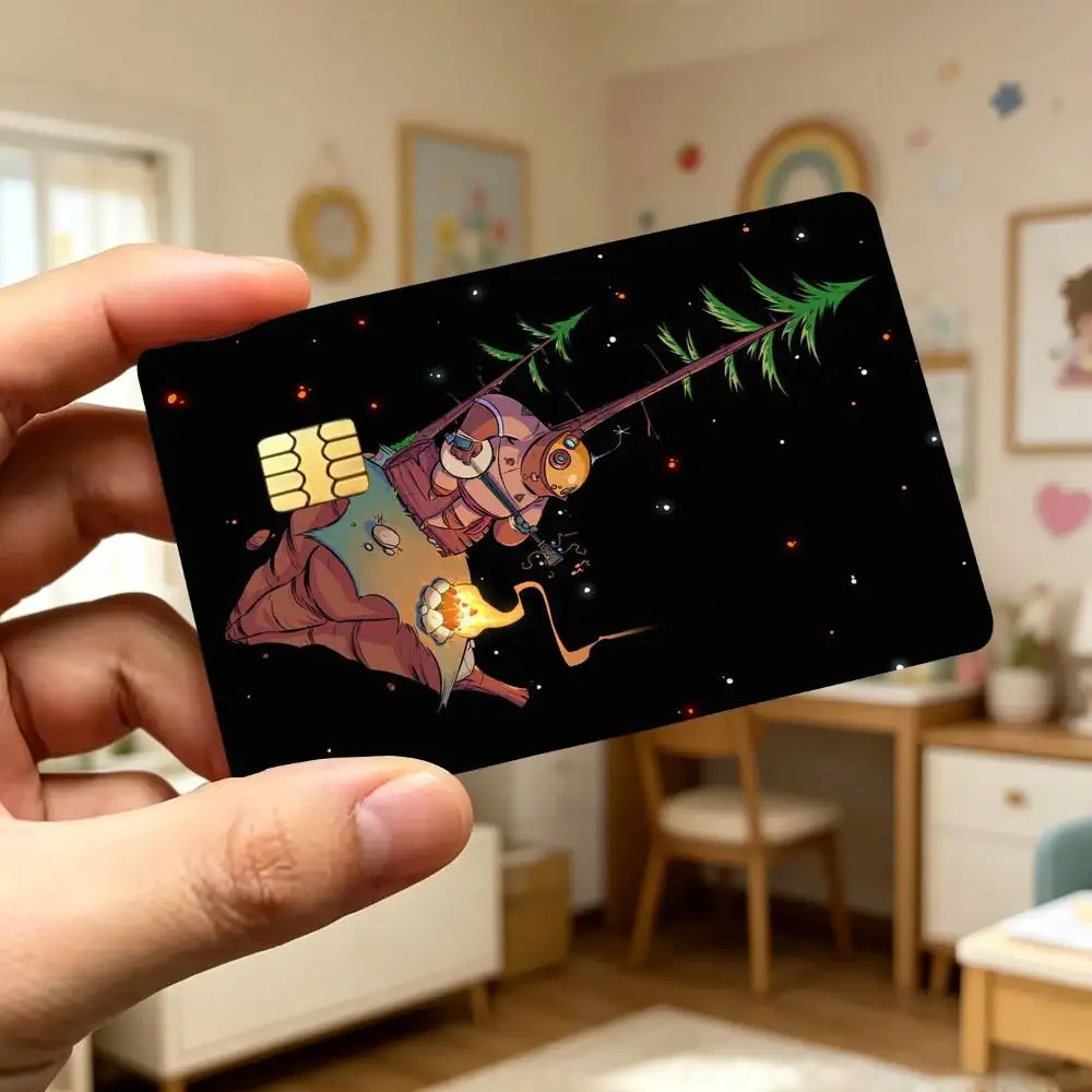GAME O-Outer W-Wilds Sticker Decoration Creative Bank Card Bus Metro Waterproof Sticker