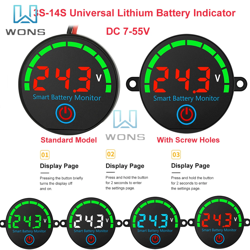 3S-14S Voltage Batt…