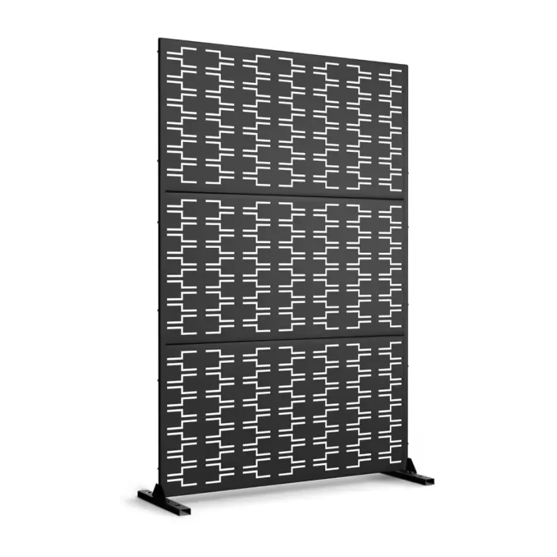 Weathering Steel Hollow Shape Screen Outdoor Metal Galvanized Sheet Screen Background Partition Screen