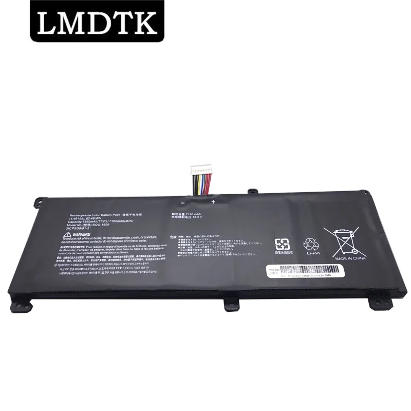 

LMDTK New SQU-1609 SQU-1611 Laptop Battery For HASEE 31CP5/58/81-2 Tablet Bateria Akku 11.49V 82.49Wh 7180mAh