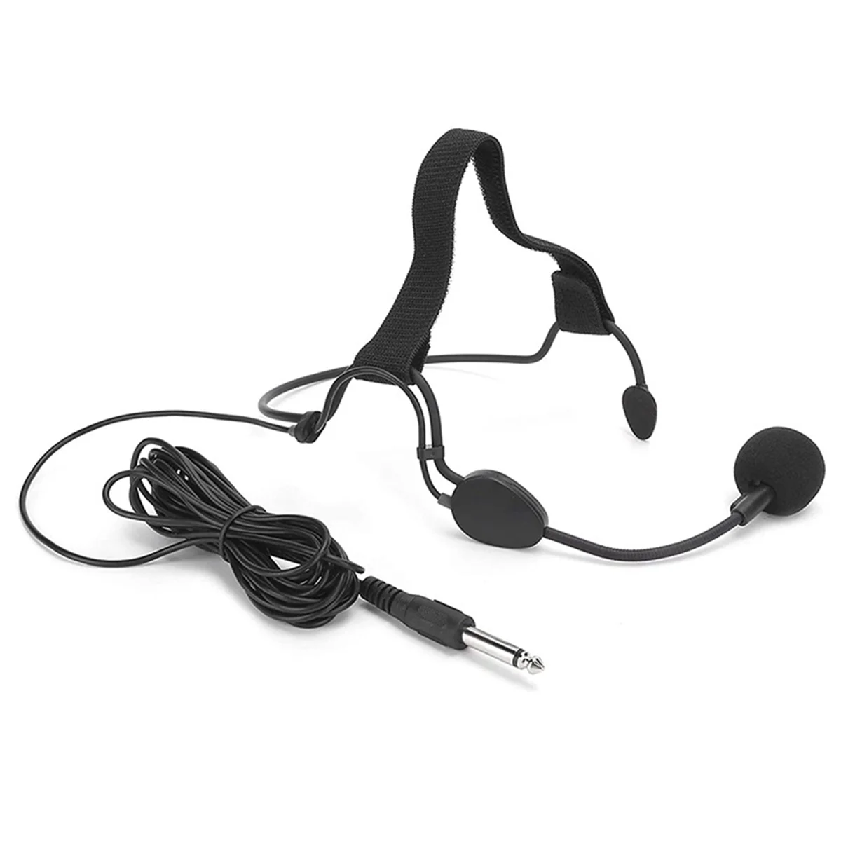 

N82R 6.35MM Plug Dynamic Headband Microphone Ear Hook Microphone Suitable for WH20TQG Musical Instrument Guitar