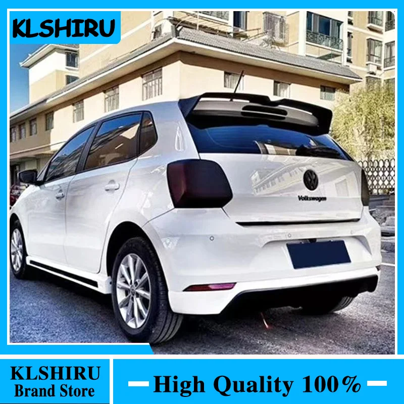 Oettinger Style Roof Spoiler For Volkswagen Polo MK5 6R 6C 2011-2018 High Quality ABS Rear Wing Roof Rear Box Decorated SPOILER