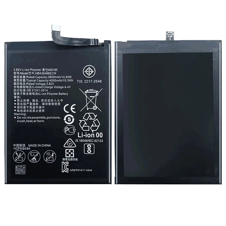 HB436486ECW Battery For Huawei Mate 20 10 10Pro/P20 Pro ALP-L09