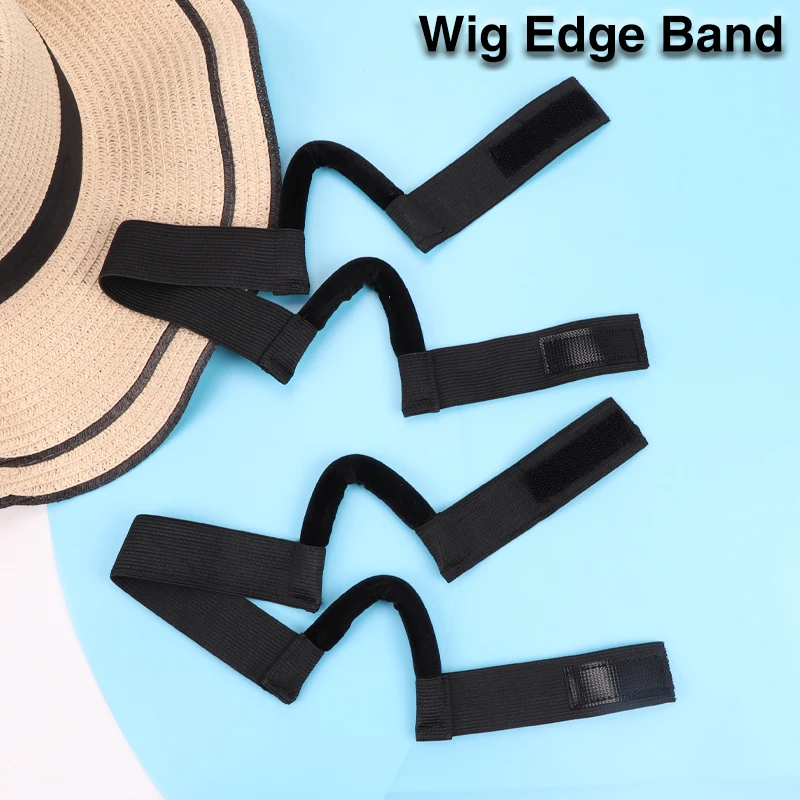 Banda de peluca para derretir, banda de encaje con bandas elásticas recortadas en la oreja para borde de peluca, envoltura ajustable fundida Frontal de encaje para poner bufanda