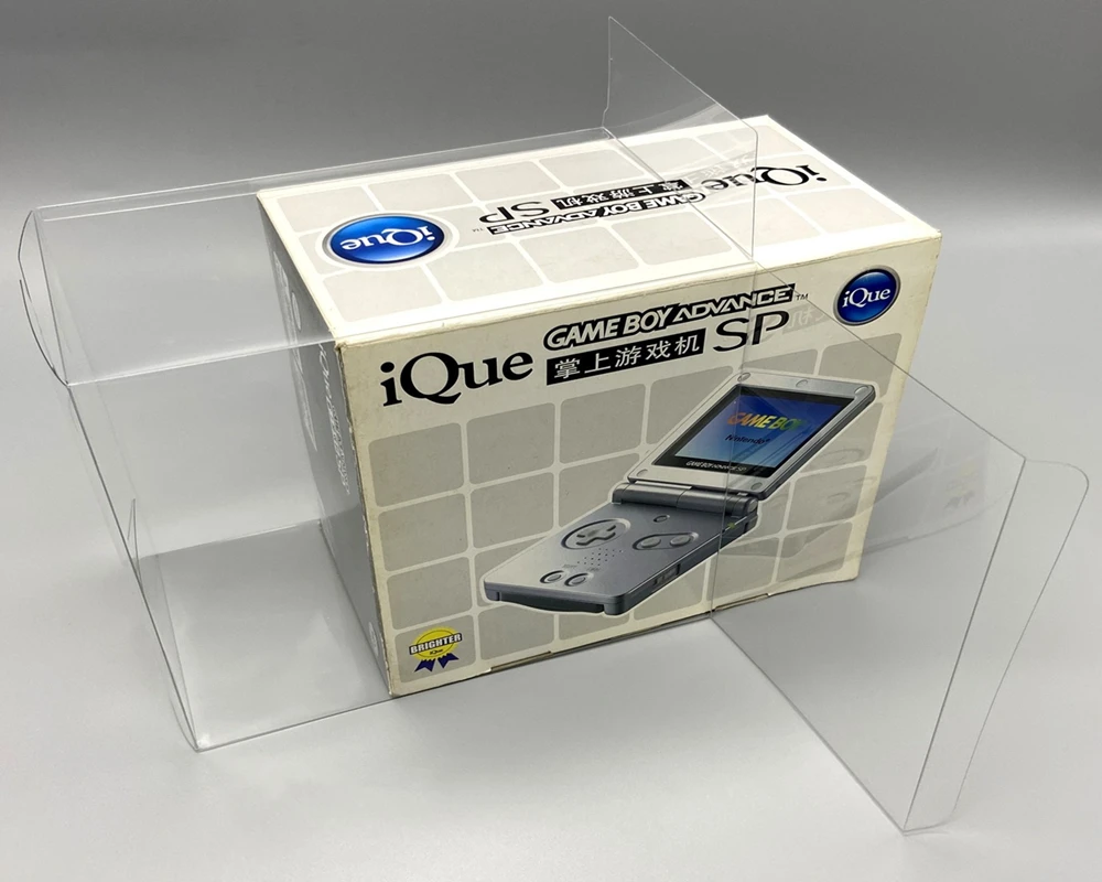 

Прозрачная защитная коробка для GAME BOY ADVANCE SP, коллекционные коробки для Nintendo/IQUE/GBASP, игровой корпус, прозрачный чехол для дисплея