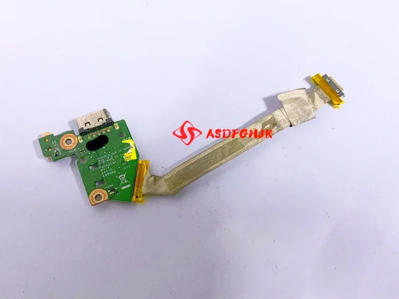 Original FOR ASUS N56V MODULO CON PULSANTE E PORTE MINI D-SUB  VGA + FLAT N56VM SUB IO BOARD Works perfectly
