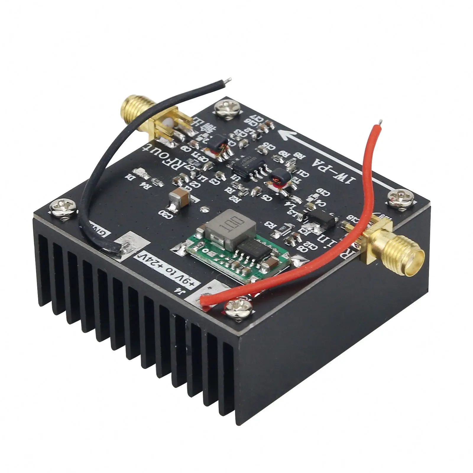 

1W-PA r f Усилитель мощности 10M-2000 МГц 1W HF FM VHF УВЧ Усилитель FM Transmit Широкополосный r f Усилитель мощности