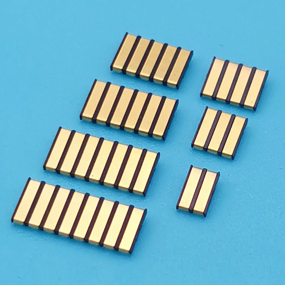 200pcs Battery Holder Contacts 2.0 mm Pitch 2 3 4 5 6 7 8Pin Connector Battery Power Contact Tab Conductive Tab Gold-plated