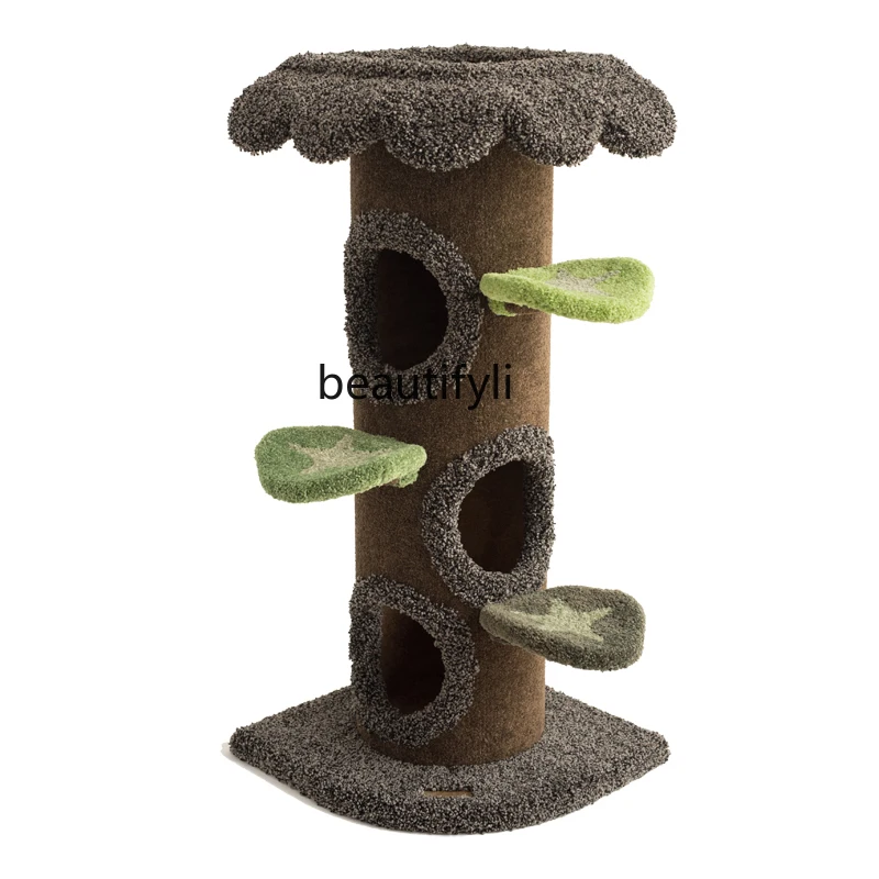 

New Advanced Creative Simulation Big Tree House Corner Cat Climbing Frame Tree Hole Cat Plush Cat Nest