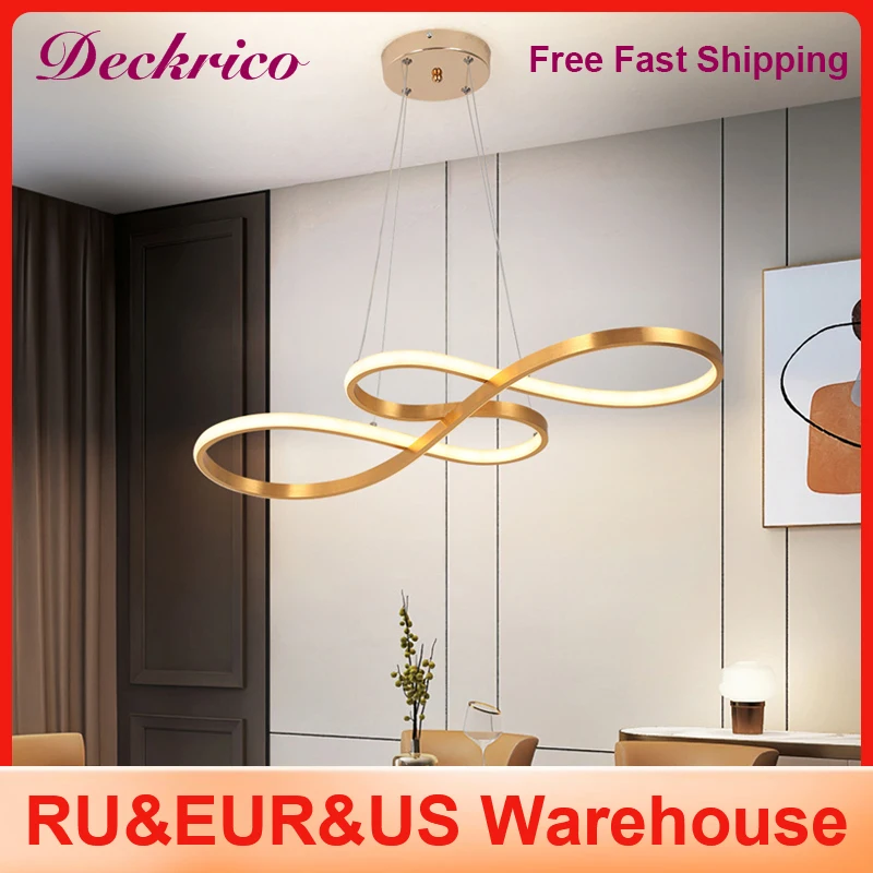 Modern Pendant Light With Remote Dimmabl Decor Living Room Chandeliers Led Simple Luminaire Dimming Kitchen Florarium Fixtures