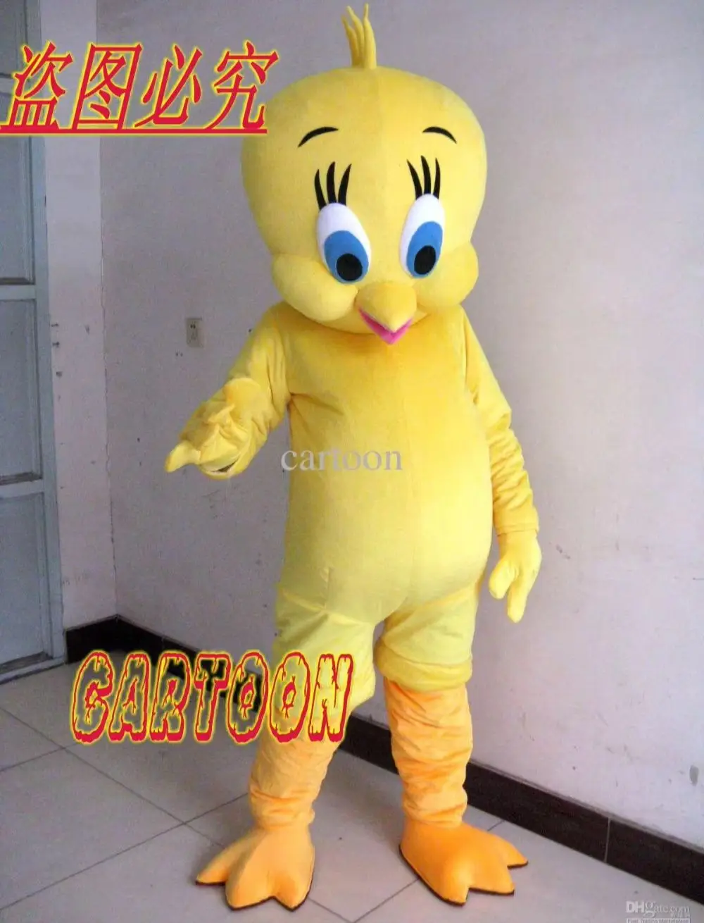 New Adult Best Sale Foam Tweety Bird Mascot Costume Christmas Fancy Dress Halloween Mascot Costume