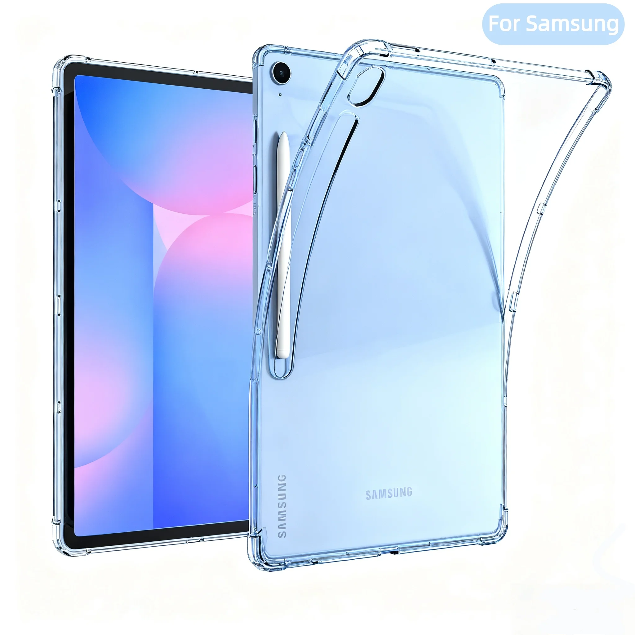 

Чехол для Samsung Galaxy Tab S11, 2025 ТПУ, силиконовый прозрачный чехол для планшета, чехол для Galaxy Tab SM-X730/SM-X736 5G, 11 дюймов, чехол