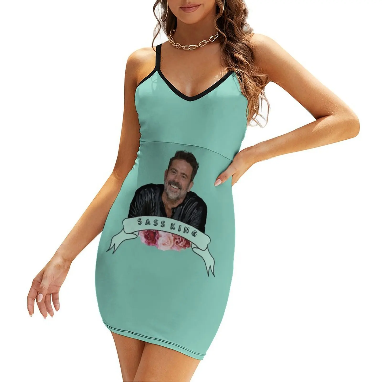 

Jeffrey Dean Morgan -- Sass King Sling Dress women's dresses luxury evening dress ladies Party dresses sexy dress