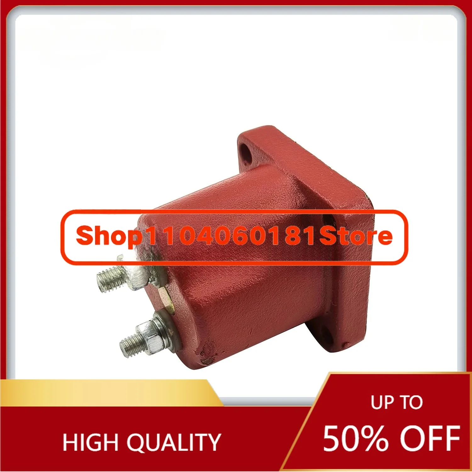 Excavator Parts High Quality Single & Double Column Generator Flameout Solenoid Switch Valve 12V/24V Oil Stop Valve