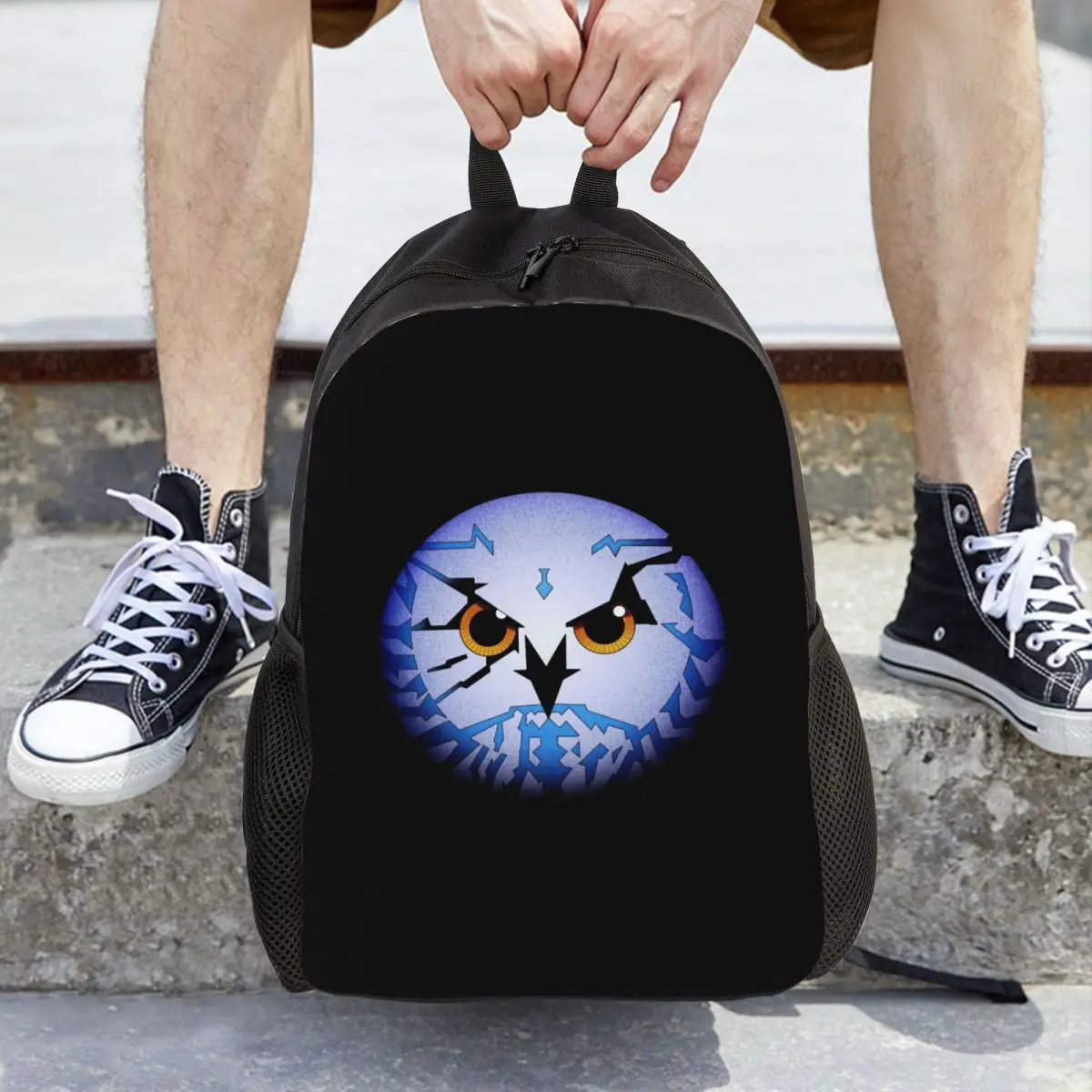 

Amiga Psygnosis Owl Backpack Daypack Large Capacity Kids BookBag School Bag Shoulder Bags for Men Women