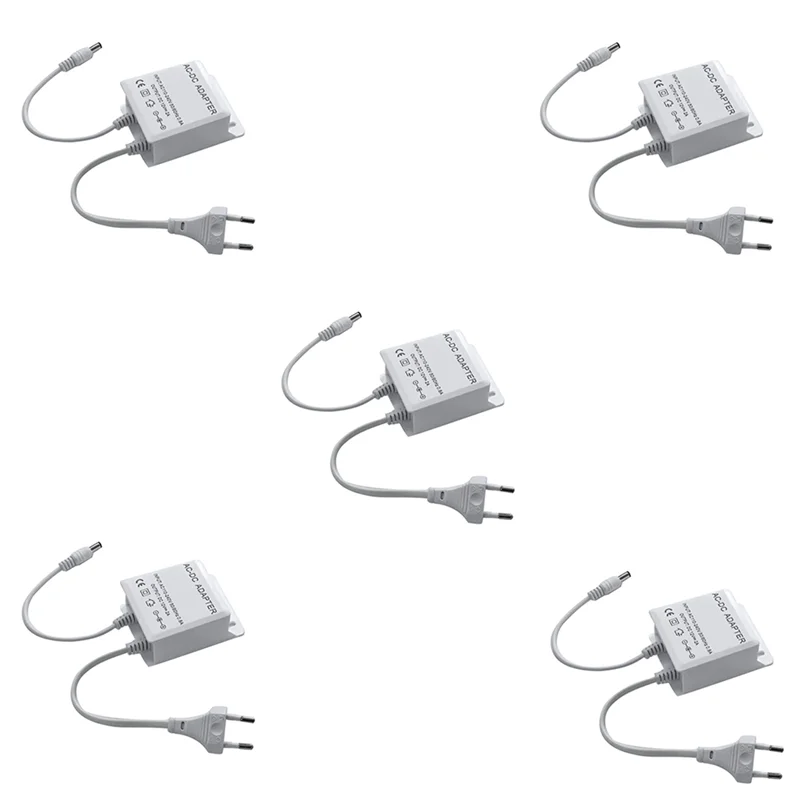 방수 전원 공급 장치 충전기 12V DC 출력, CCTV, AHD, 아날로그, IP 보안 카메라용 AC 100-240V 입력 EU PLUG-POS