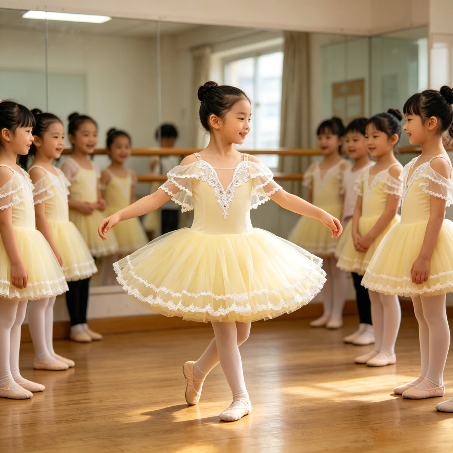 

Yellow Romantic Tutu Ballet Dress For Girls Swan Lake Dance Performance Costumes Modern Dance Costumes Ballerina Skirts Women