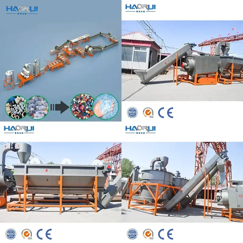 Recycling Machine 2026 Recycled PET Bottle Polyester Staple Fiber Making Machine Plastics PET Flakes Recycling Equipment