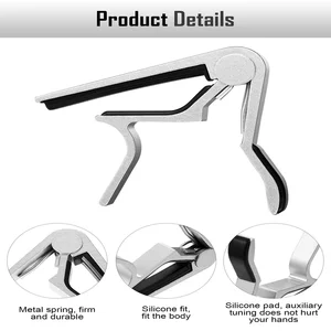 Universal MiWayer-Capo for Guitar, Aluminum Metal Capo, for various types of instrument, guitar accessories 12 MAIN SALES CAPOTRAST FOR GUITAR - №3