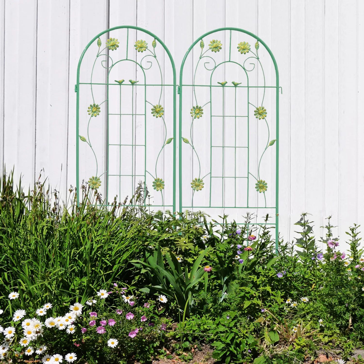 2 Pack Metal Garden Trellis 71