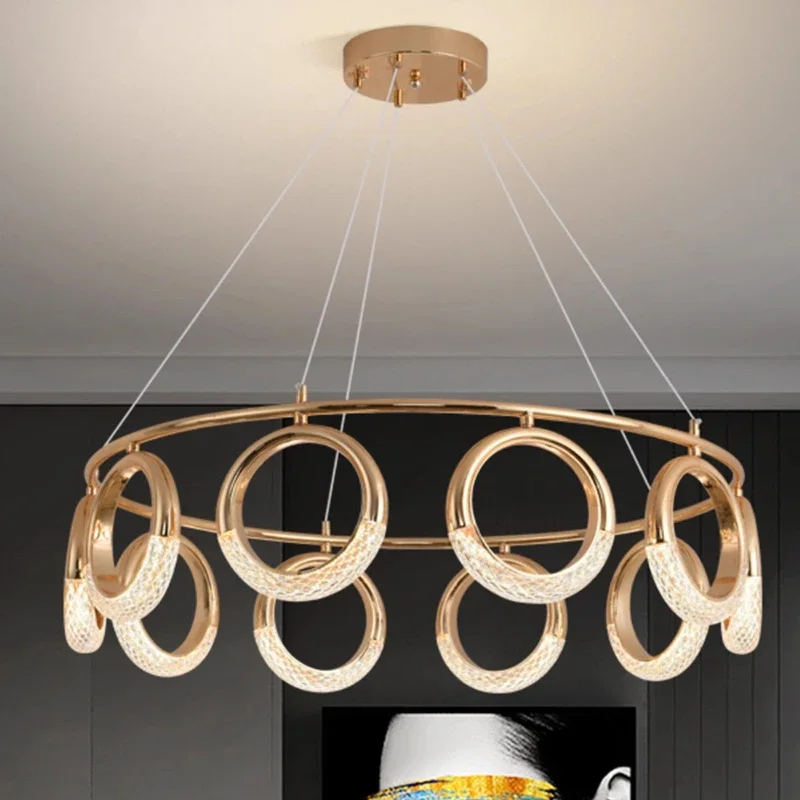 Modern Home Decor Led Lights Pendant Lamps for Living Room Led Chandeliers for Living Dining Room Hanging Light Indoor Lighting