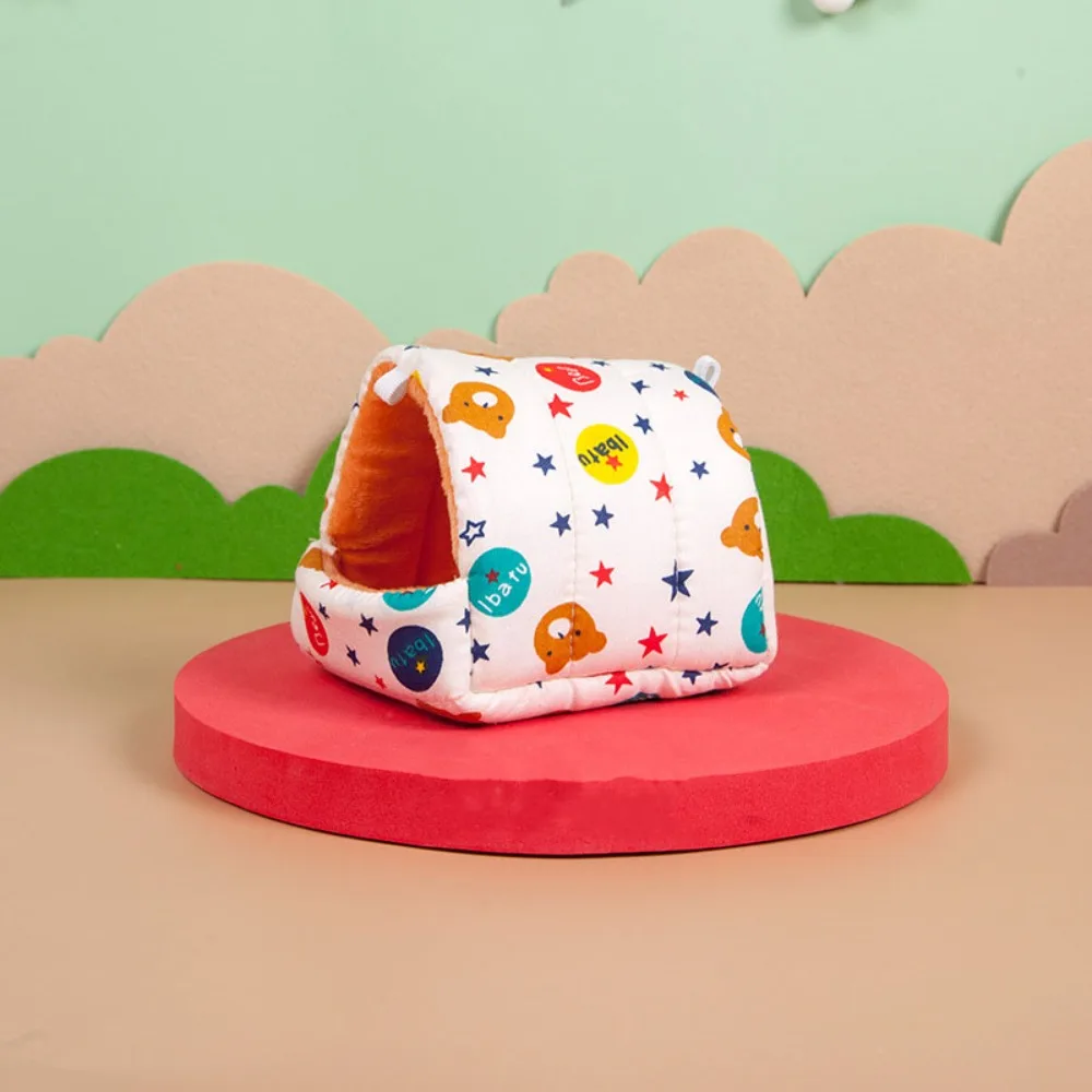 

Creative Plush Hamster House Rabbit Squirrel Hut Warm Guinea Pig Nest Comfortable Colorful Mini Cage Mat Winter