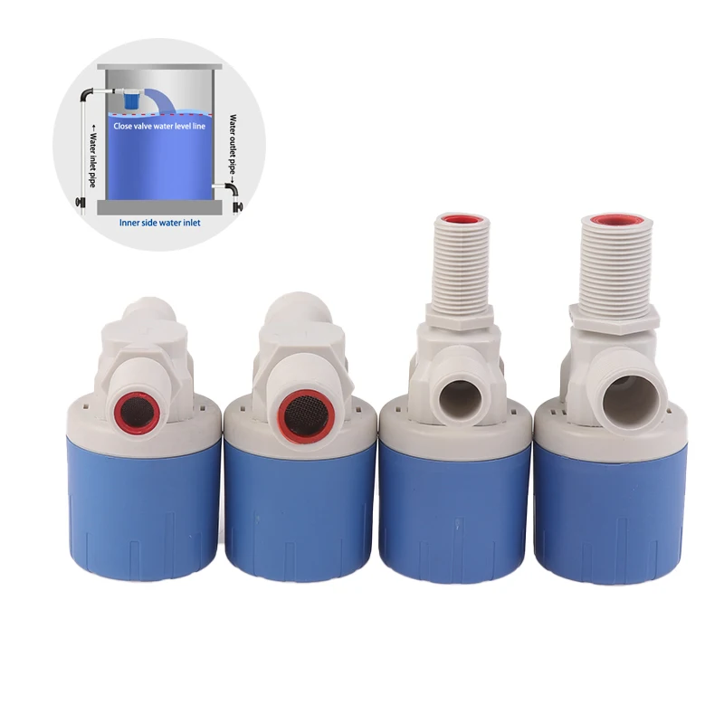 1PC 1/2" 3/4" Automatic Float Valve Water Level Control Device Easy To Install And Remove Efficient And Convenient Side/Top Feed