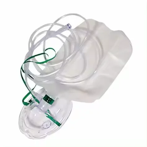 

Medical Grade PVC Disposable Adult Non Rebreather Oxygen Mask for Hospital Consumables