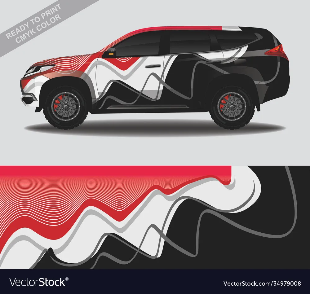 

Large Size Car Graphic Decal Full Body Racing Vinyl Wrap Car Full Wrap Sticker Decorative Car Decal Length 400cm Width 100cm