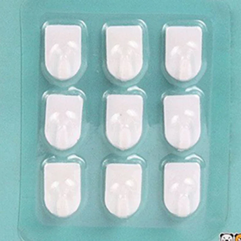 9Pcs/Set Adhesive Paste Wall Hanger Storage Jewelry Display Jewelry Hooks Holder Storage Organizer Earring Ring Necklace Hanger image 6