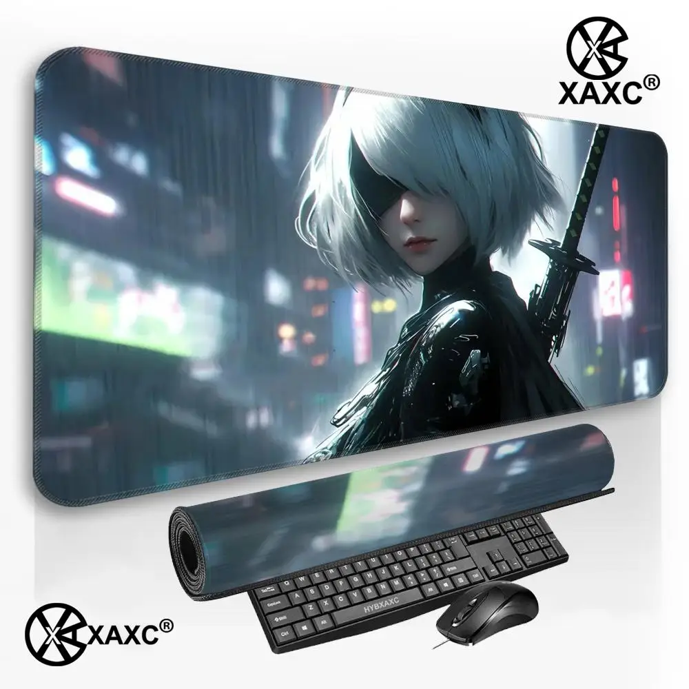 

Game Nier YoRHa No. 2 XAXC Mouse Pad large keyboard mouse desk pad non-slip rubber gaming mouse pad laptop mouse carpet
