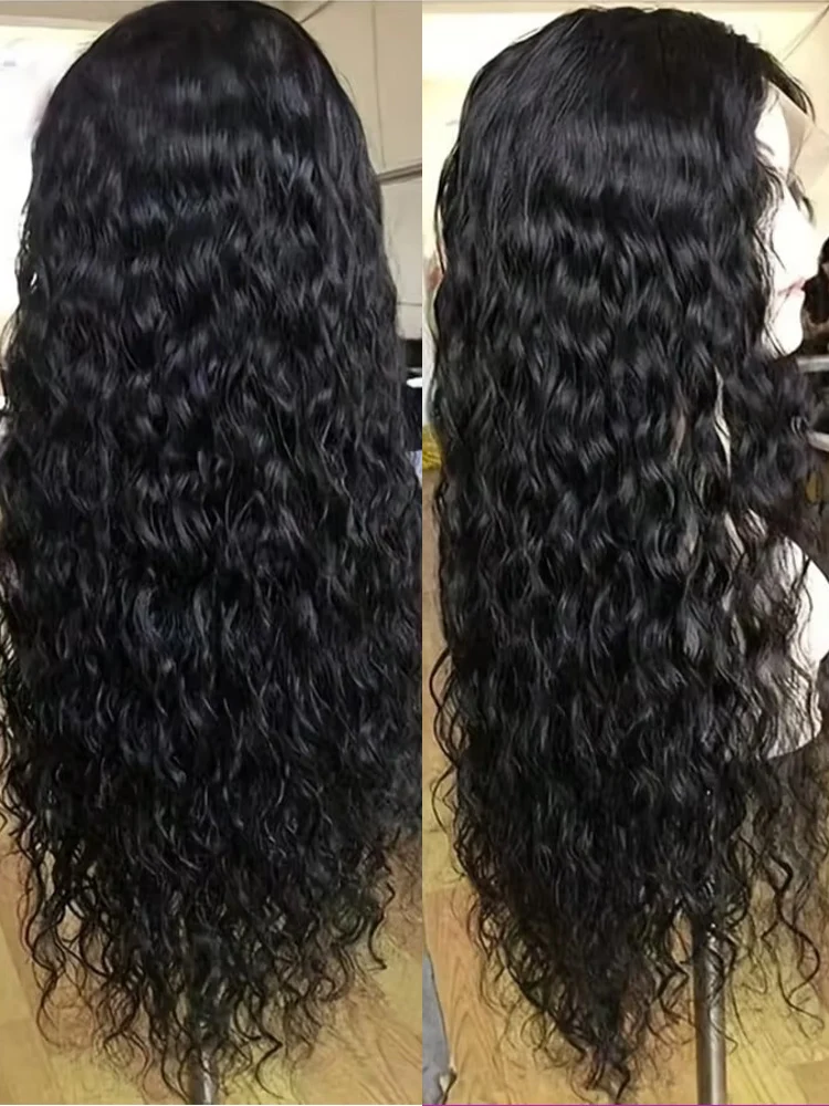 250 Density Deep Wave 4x4 Lace Closures Human Hair Wigs Pre Cut Lace Curly 7x5 Glueless Wig Human Hair Ready To Wear HD No Glue Water Wave 13x4 Frontal Wig For Women Brazilian Preplucked 100% Raw Human Hair Wigs Bleached Knots Natural Hairline