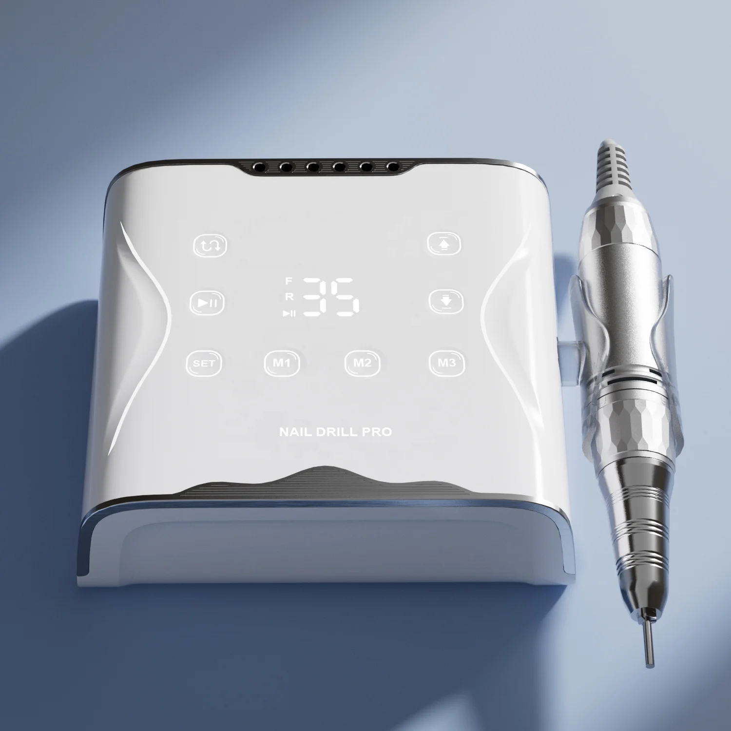مبرد أظافر كهربائي 35000 دورة في الدقيقة آلة أظافر 3 أوضاع محددة مسبقًا تعمل باللمس آلة حفر أظافر احترافية #1