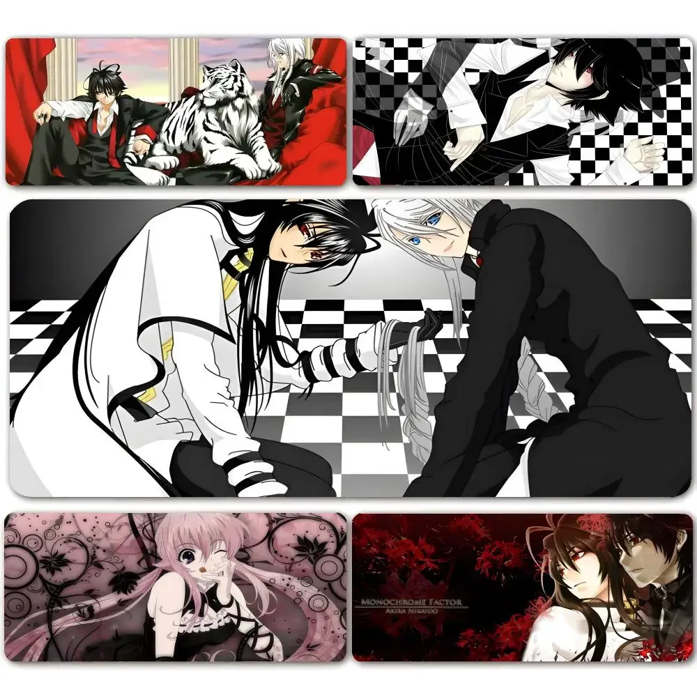 Monochrome Factor Supernatural Anime Mousepad Large Gaming Mouse Pad LockEdge Thickened Computer Keyboard Table Desk Mat