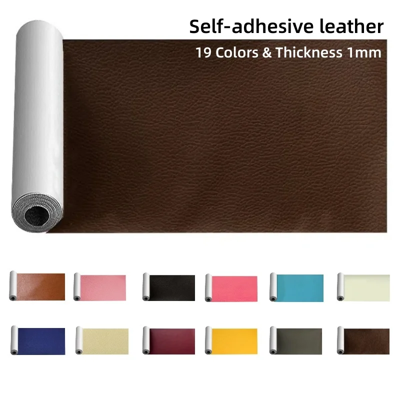 Leather Repair Tape Thickness 1mm Strong Viscosity Self Adhesive Repair Patch for Sofa Car Seat Bed Refurbish Hole Fix Sticker