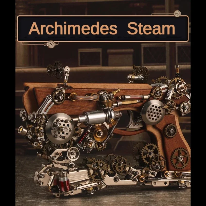 

DIY Steampunk Precision Metal Bow and Ornaments Assembling Toy Models Birthday New Year Gifts Boys and Girls